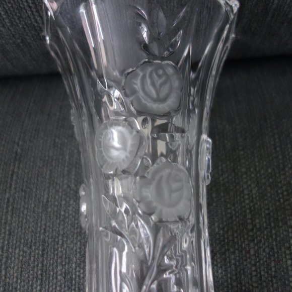 Anna Hutte Bleikkristall 24% PbO Lead Crystal Made in Germany Flower Vase - Picture 7 of 11